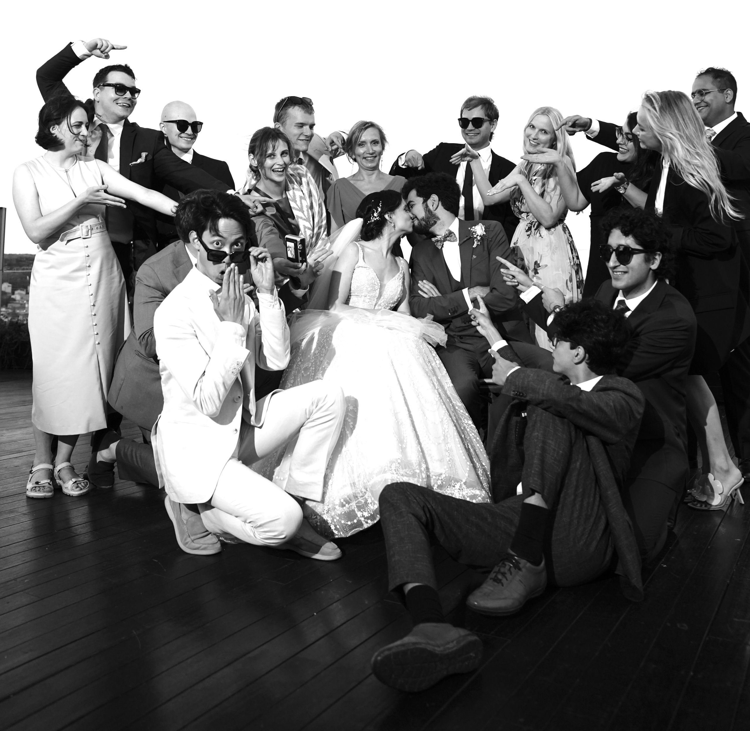 Wedding gang assembled Wedding gang assembled